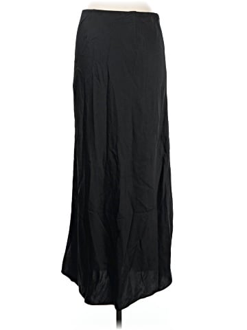 Madewell Satin Maxi Slip Skirt (view 2)