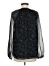 Kaileigh 100% Polyester Black Long Sleeve Blouse Size M - photo 2