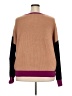 Express Color Block Brown Pullover Sweater Size XXL - photo 2