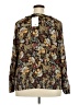DR2 100% Rayon Floral Brown Long Sleeve Blouse Size 2X - photo 2