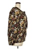 DR2 100% Rayon Floral Brown Long Sleeve Blouse Size 2X - photo 4