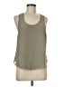 Topshop 100% Polyester Green Sleeveless Top Size 8 - photo 1