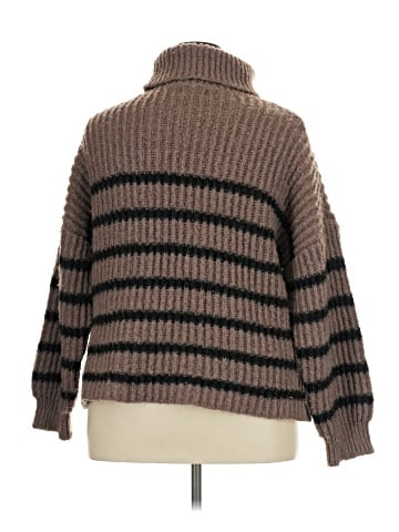 Line & Dot Turtleneck Sweater (view 2)