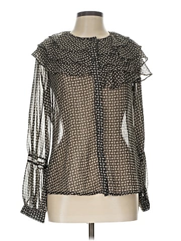 Zara Basic Long Sleeve Blouse (view 1)
