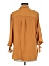 Timing 100% Polyester Orange 3/4 Sleeve Blouse Size M - photo 2