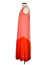 Natori Color Block Orange Casual Dress Size S - photo 5