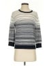 Theory Stripes Gray Pullover Sweater Size S - photo 1