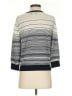 Theory Stripes Gray Pullover Sweater Size S - photo 2