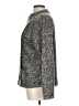 New Directions 100% Polyester Tweed Silver Turtleneck Sweater Size L - photo 5