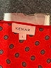 Kenar 100% Rayon Red Sleeveless Blouse Size L - photo 7