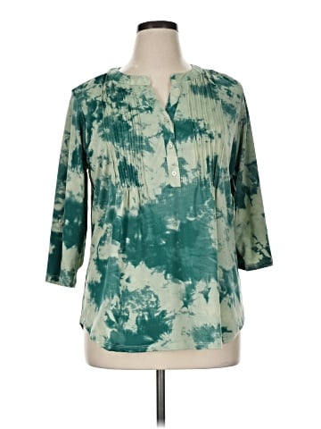 NY Collection 3/4 Sleeve Blouse (view 1)