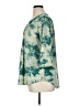 NY Collection Tie-dye Green 3/4 Sleeve Blouse Size 1X - photo 5