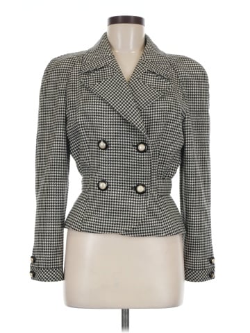 Valentino Miss V Vintage Houndstooth Blazer (view 1)