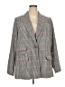 Lane Bryant Houndstooth Gray Blazer Size 18 - photo 1