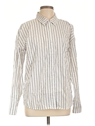 Hem & Thread Long Sleeve Button-Down Shirt (view 1)