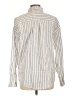 Hem & Thread Stripes Silver Long Sleeve Button-Down Shirt Size L - photo 2