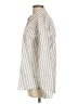 Hem & Thread Stripes Silver Long Sleeve Button-Down Shirt Size L - photo 5