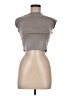 Stradivarius Gray Short Sleeve Top Size M - photo 1