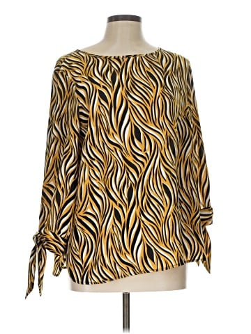 Black Label by Evan Picone 3/4 Sleeve Blouse (view 1)