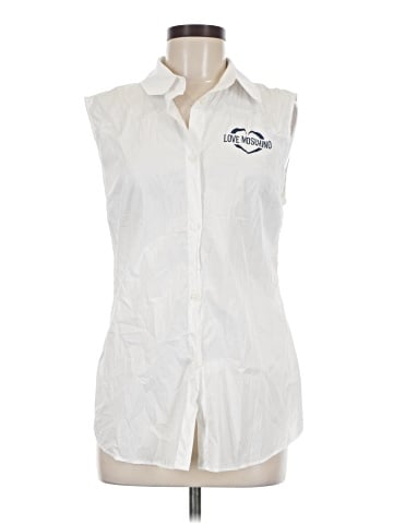 Love Moschino Sleeveless Button-Down Shirt (view 1)