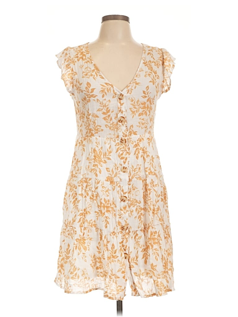 Pre-owned Mine Cocktail Dress In Tan