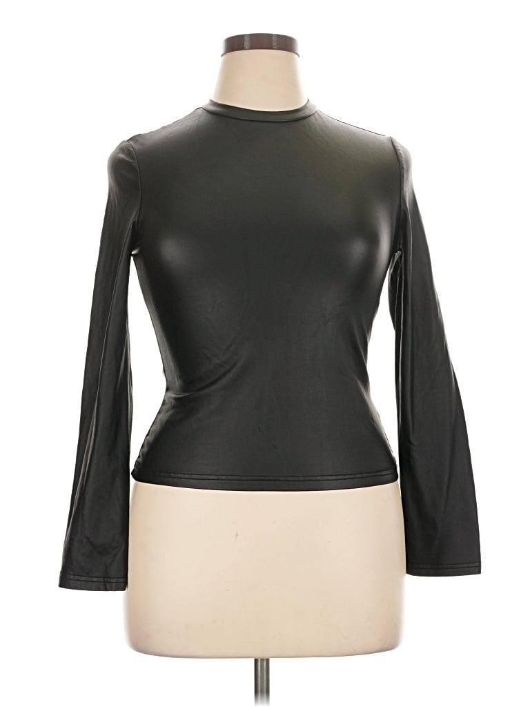 Pre-owned Shein Turtleneck Sweater In Black