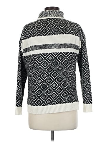 Cable & Gauge Turtleneck Sweater (view 2)