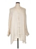 Zara 100% Polyester Ivory 3/4 Sleeve Blouse Size XL - photo 1