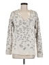 Knox Rose 100% Polyester Animal Print Silver Cardigan Size M - photo 1