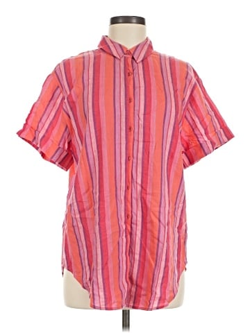 CAbi Short Sleeve Button-Down Shirt (view 1)
