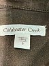 Coldwater Creek 100% Cotton Metallic Brown Jacket Size 6 - photo 6