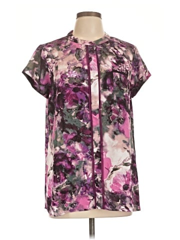 Simply Vera Vera Wang Short Sleeve Blouse (view 1)