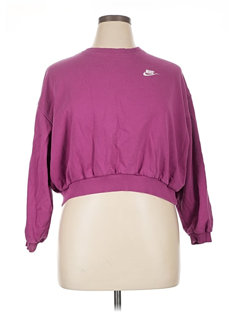Pre-owned Nike Sweatshirt In Purple