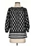 Grace 100% Polyester Black 3/4 Sleeve Blouse Size XS - photo 1