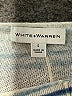 White + Warren 100% Cashmere Stripes Blue Cashmere Pullover Sweater Size S - photo 7