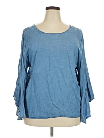 Charlotte Russe 3/4 Sleeve T-Shirt (view 1)