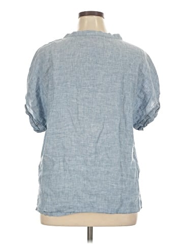 Isaac Mizrahi New York Short Sleeve Blouse (view 2)