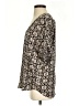 Lush 100% Polyester Black Short Sleeve Blouse Size S - photo 5