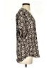 Lush 100% Polyester Black Short Sleeve Blouse Size S - photo 4