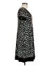 Apt. 9 Animal Print Black Casual Dress Size M (petite) - photo 4