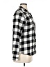 Maurices Checkered-gingham Black Long Sleeve Button-Down Shirt Size XL - photo 4