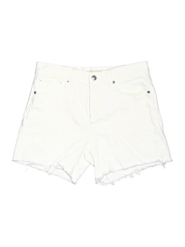 Madewell The Brynn Long Short in Pure White (view 1)
