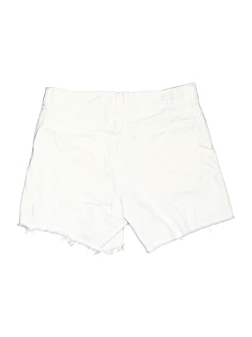 Madewell The Brynn Long Short in Pure White (view 2)