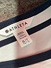 Athleta Stripes White Short Sleeve T-Shirt Size XL (tall) - photo 7