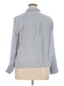 J.Crew 100% Viscose Stripes Blue Long Sleeve Blouse Size XL - photo 2