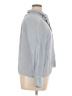 J.Crew 100% Viscose Stripes Blue Long Sleeve Blouse Size XL - photo 4