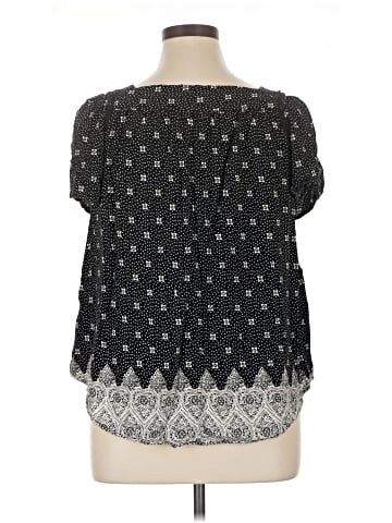 Caffé Marrakesh Short Sleeve Blouse (view 2)