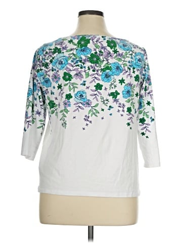 Talbots 3/4 Sleeve T-Shirt (view 2)