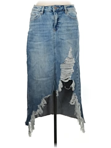Mica Denim Skirt (view 1)