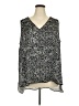 Lane Bryant 100% Polyester Black Sleeveless Blouse Size 24 - photo 1